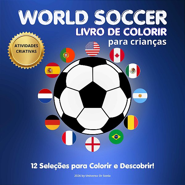 Copa do Mundo – Livro de Colorir das Seleções