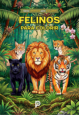 Felinos para Colorir