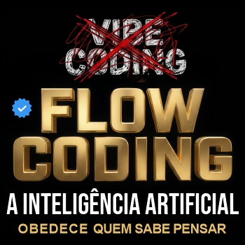 FLOW CODING: A Inteligência Artificial Obedece Quem Sabe Pensar - Vibe Coding morreu