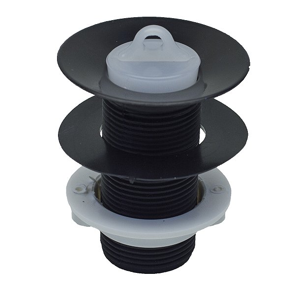 VALVULA PARA BANHEIRO PIA LAVATÓRIO CUBA PRETA