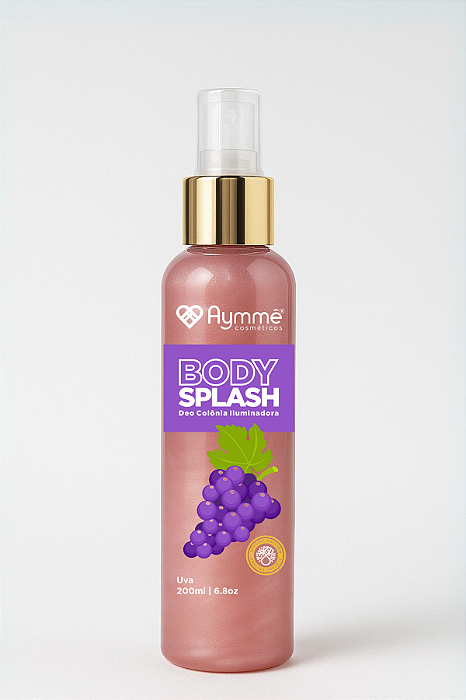 Body Splash Iluminador 200ml - Uva