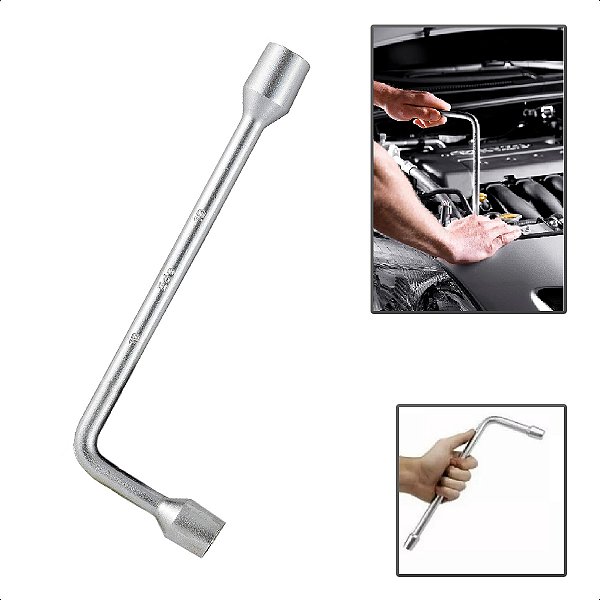 Chave Em L Sextavada Biela 19mm Em Aço Carbono