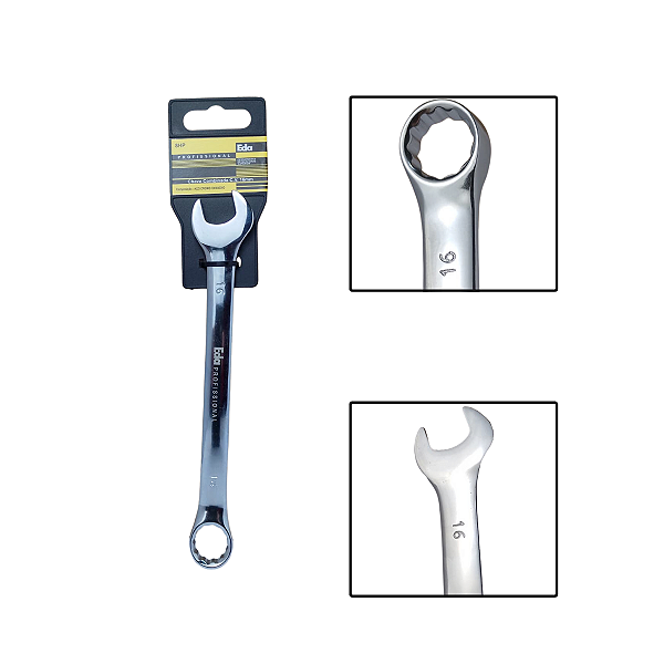 Chave Combinada Eliptica 16mm