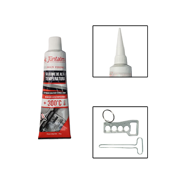 Silicone Alta Temperatura 85g Junta Líquida Motores