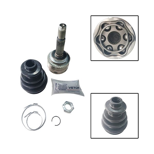 Junta Homocinética Chery Face e S18 Trava Interna ABS