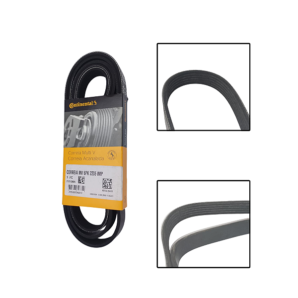 Correia Alternador Ford Fusion 2.5 16V 2009 Até 2011