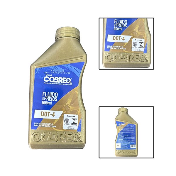 Fluido De Freio Dot 4 500 Ml Cobreq