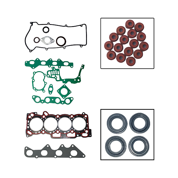 Jogo Juntas Motor Completo Com Retentor QQ Rely 1.1 16V