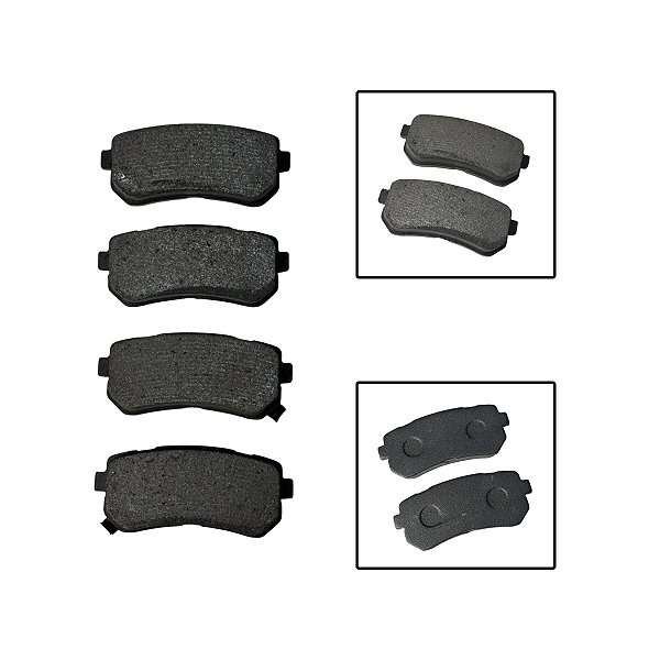 Pastilha Freio Traseira JAC T6 2.0 2014 em Diante