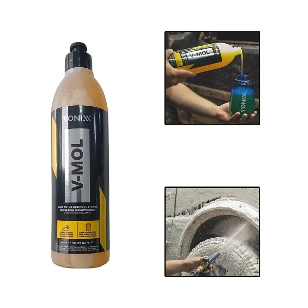 Desengraxante Automotivo Vonixx V-MOL 500ml Alta Performance