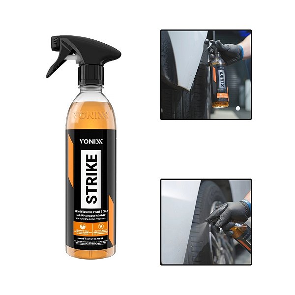 Removedor Insetos Vonixx Strike 500ml Limpeza Frontal
