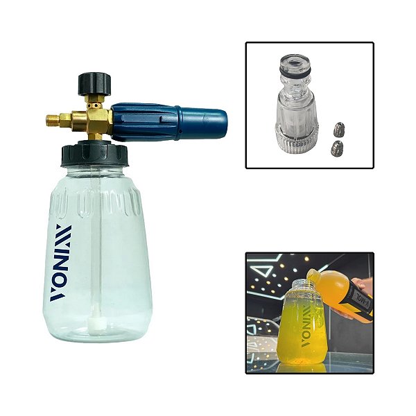 Canhão Espuma Snow Foam Fast Vonixx PET Transparente 1L