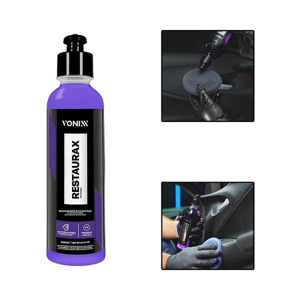 Revitalizador Plásticos Vonixx Restaurax 240ml Proteção