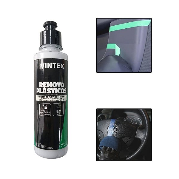 Renova Plásticos Intex 200ml Revitalizador Automotivo