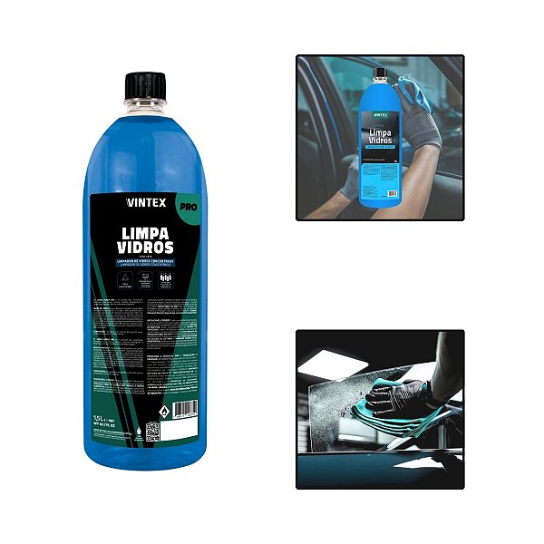 Limpa Vidros Pro Vintex 1,5L Limpador Automotivo
