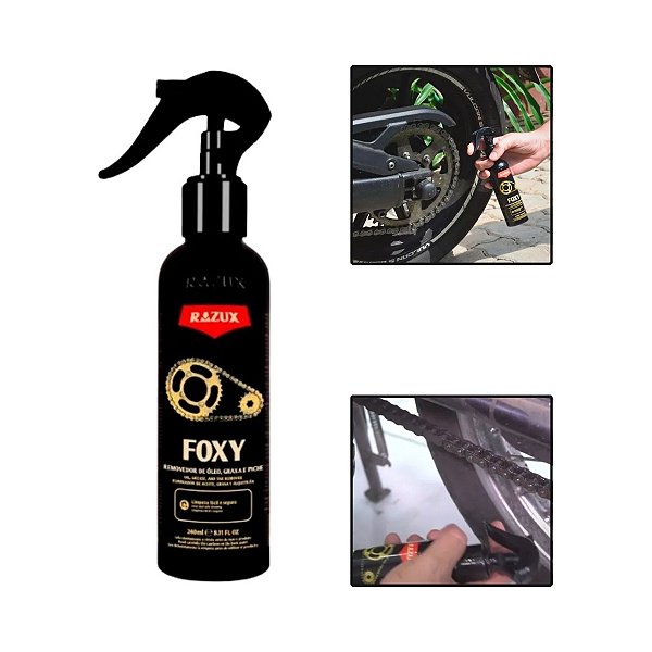 Removedor Óleo Graxa Razux Foxy 240ml Desengraxante