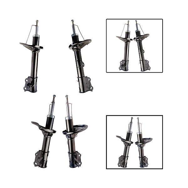 Kit 4 Amortecedores Jac J5 J6 2011 em Diante