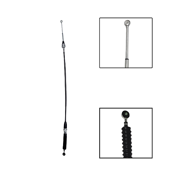Cabo Seletor Marcha Towner Van e Furgão Olhal Olhal 86cm
