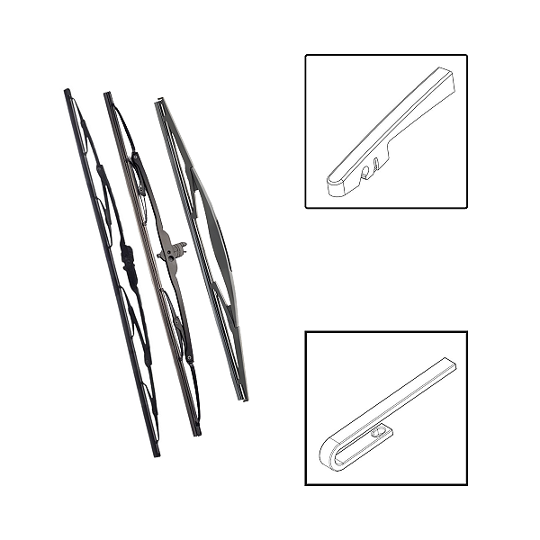 Kit Limpador Parabrisa Subaru Forester 2008 Em Diante