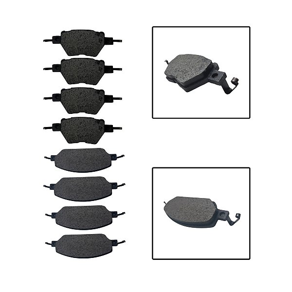 Kit Pastilhas Freio Dianteria Traseira BYD Dolphin Mini