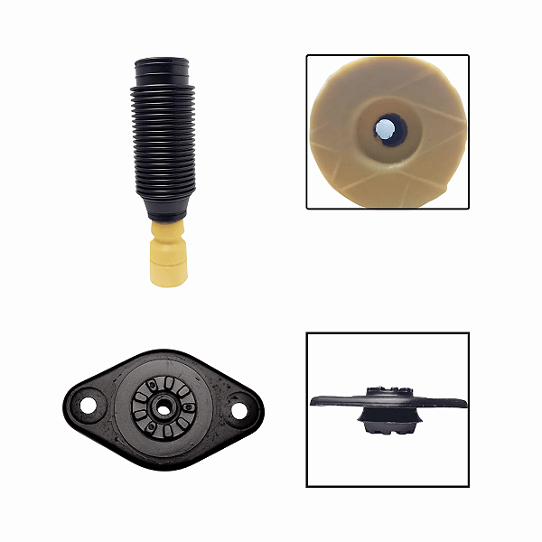 Coxim e Kit Batente Traseiro Jac T5 1.5 16V 2016 Em Diante