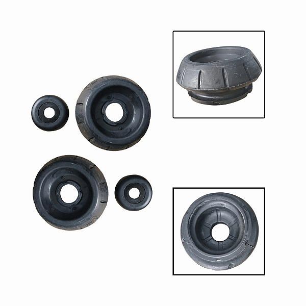 Par Coxim Amortecedor Dianteiro Jac J2 1.4 16V C/ Rolamento