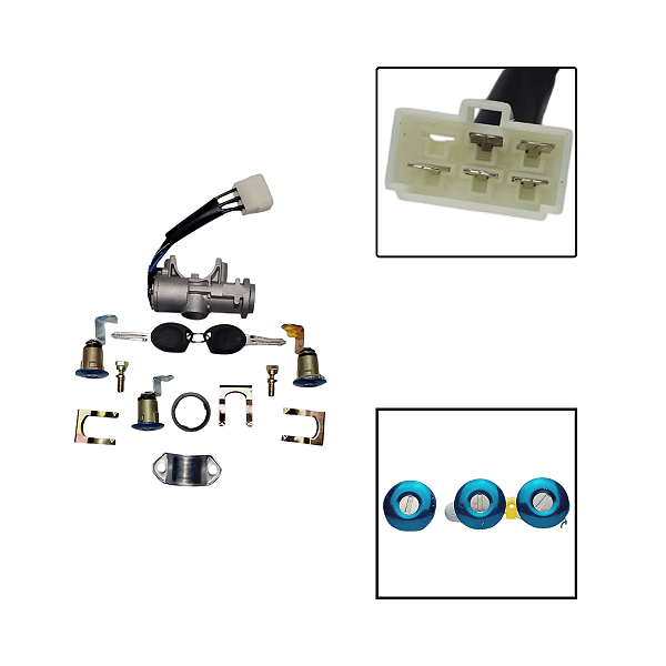 Kit Miolo Ignição Completo Effa V25 1.3 16V 2019 Em Diante