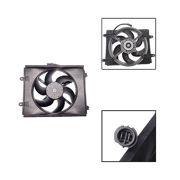 Ventoinha Eletroventilador Esquerdo Effa V21 V22 V25 1.3 16V