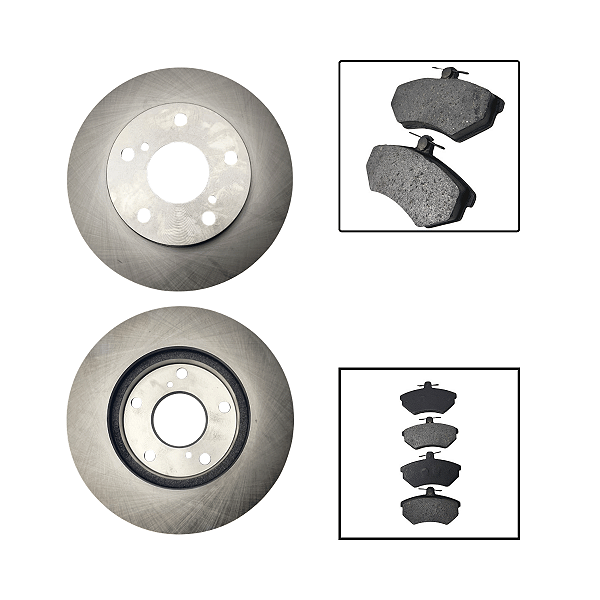 Kit Pastilhas e Discos Dianteiros Effa V21 V22 1.3 16V
