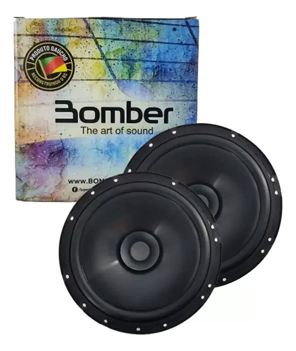 Alto Falantes 6 Pol Bomber Bbr 100w Rms 4 Ohms