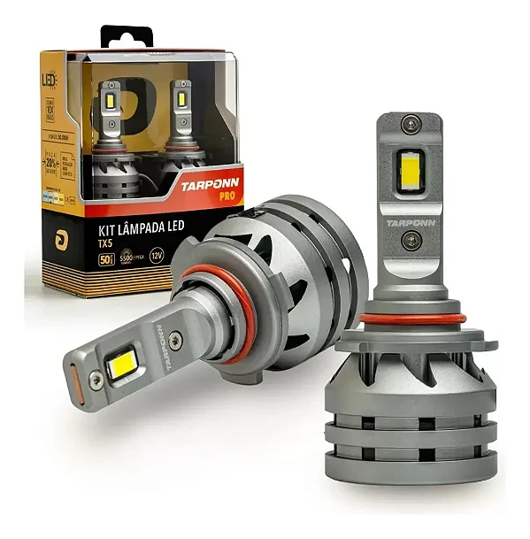 Kit Lâmpada Led Tx5 Pro H16 50w 11000 Lumens 6000k Tarponn