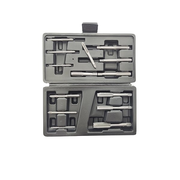 Kit Jogo 14 Peças em Polegada Machos Fazer Rosca Industria