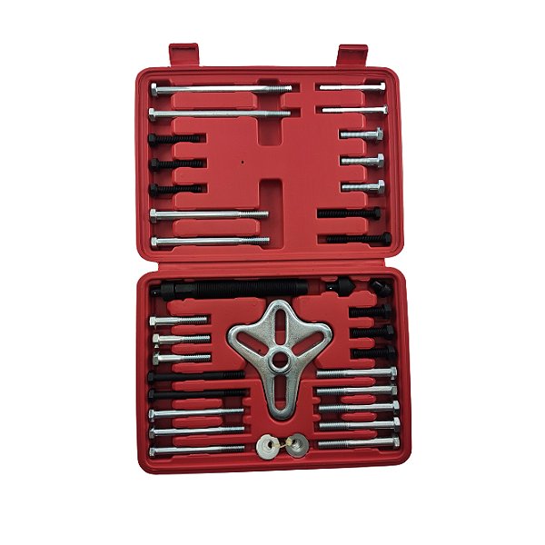 Kit Jogo Extrator Saca volante Polia 46 peças Universal