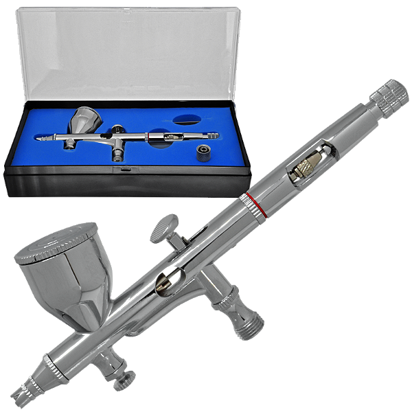 Aerógrafo Pneumático Profissional 0.2mm Dupla Ação Pro-576