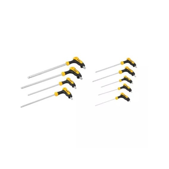 Kit Jogo De Chaves Allen C/ Cabo T, 2mm A 10mm 9pçs Vonder