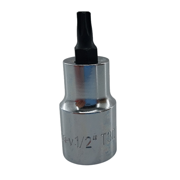 Chave Soquete Torx T30 Encaixe 1/2" CrV