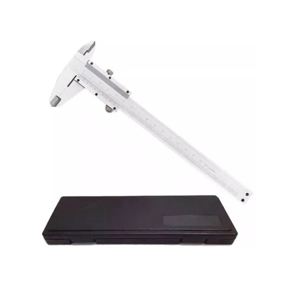 Paquímetro Profissional De Aço Inox 0-150mm Com Estojo Lotus 5573