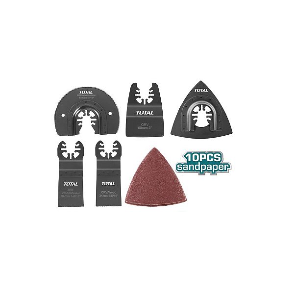 Kit Jogo de lâminas para multiferramentas 15 peças