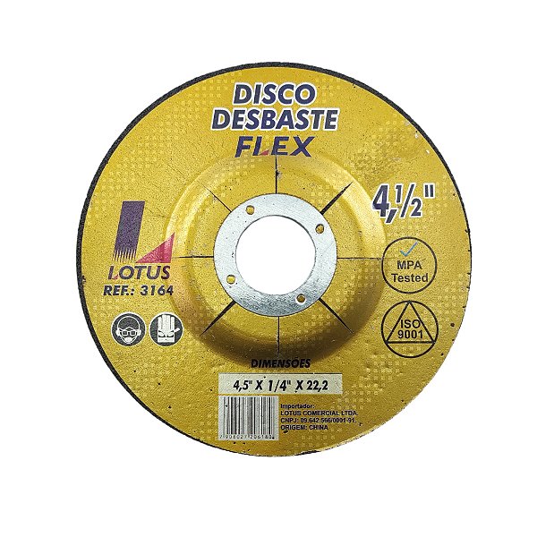 Disco Abrasivo Desbaste Reforçado Para Ferros E Metais
