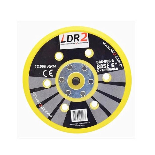 Disco Para Lixadeira Aspirada P/ Corte E Desbaste Dr6-006a