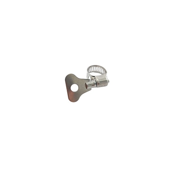 Abracadeira Rosca Sem Fim Borboleta Inox 13mm 100 Peças