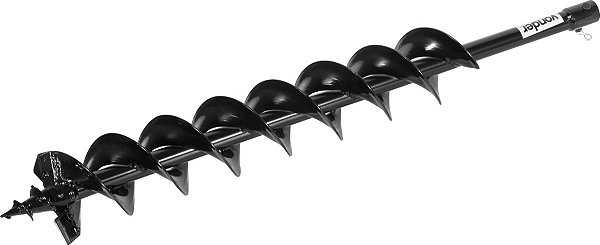 Broca Espiral Duplo Para Perfurador De Solo, 100 Mm X 800 Mm