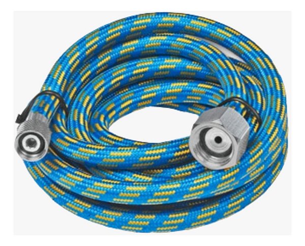 Mangueira De Ar Flexível Para  Aerógrfo 3  Metros Pro-14183m
