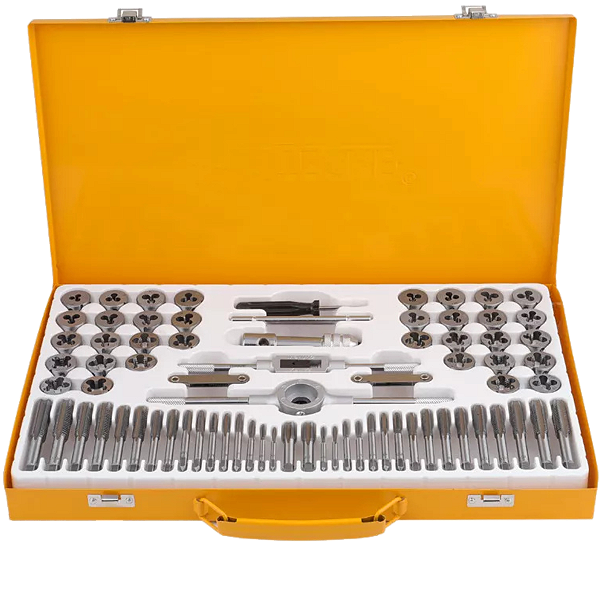 Jogo De Macho Cossinete Milímetro E Polegada 74 Pçs + Maleta