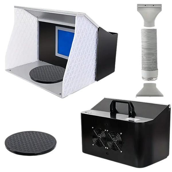Mini Cabine De Pintura Para Aerografia 3D Pinturas Pequenas