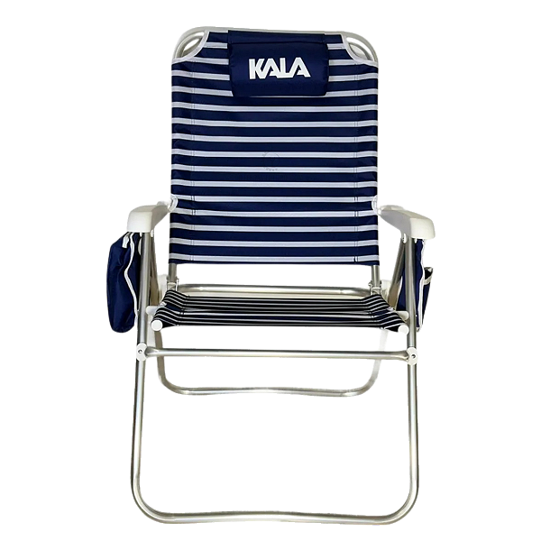 Cadeira 5 Posições Reclinável Bolsa Térmica Camping Praia