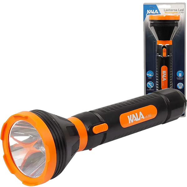 Lanterna LED LK 260 Recarregável 5W 1600 mAh 250 LM Biv