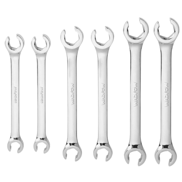 Kit Jogo Chave Cano Freio Poligonal Sextavada Aberta 6 Peças