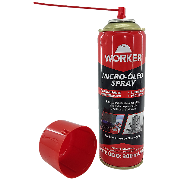 Micro Óleo Spray Desengripante e Lubrificante 300ml Worker