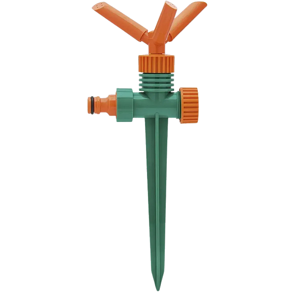 Irrigador Giratório com Base Espiga 1/2" Jardim Horta